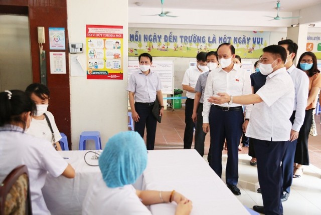 Chủ tịch HĐND TP Nguyễn Ngọc Tuấn: Kiểm tra công tác phòng, chống dịch Covid-19 tại Hoàn Kiếm